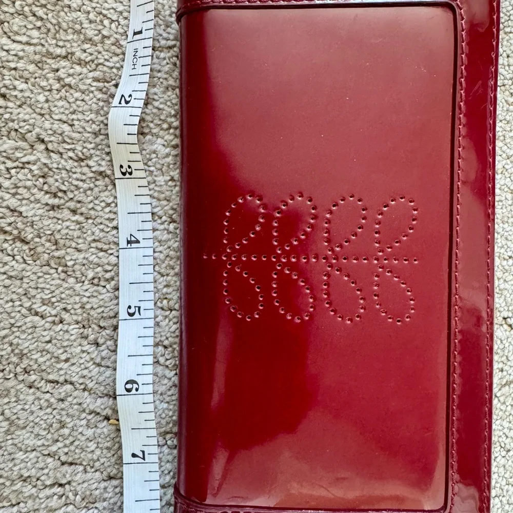 Orla Kiley Red Leather  Wallet - Picture 8 of 9
